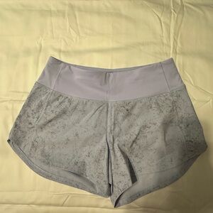 Lululemon Athletica Gray Athletic Shorts Lightweight Elastic Waist
